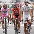 Andy Schleck w�hrend der 18. Etappe des Giro d'Italia 2007